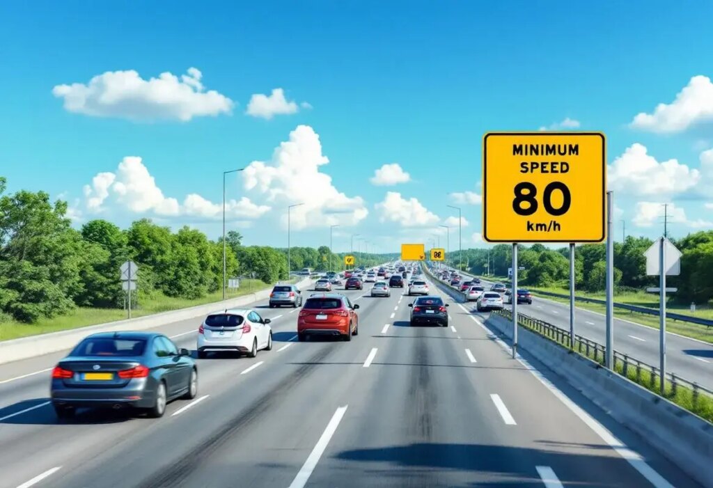 Vitesse minimum sur autoroute : ce que vous devez savoir
